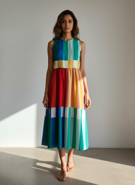 Can't Decide on Your Favourite Colour Dress