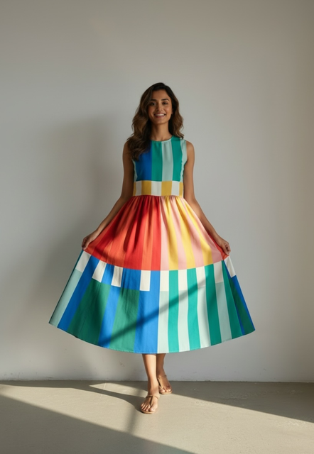 Can't Decide on Your Favourite Colour Dress